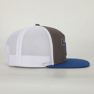 หมวกแก๊ปแบบ Snapback ผ้าฝ้าย Unisex ทรงห้าชิ้น ตาข่ายด้านหลัง ปีกแบน ปรับขนาดได้ สไตล์ลำลอง สตรีทแวร์ โดย Star Crystal Enterprises - Product Image 4