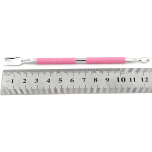 Pousse-cuticules double face en acier inoxydable, outil de manucure et pédicure, instrument de nettoyage et d'élimination des cuticules - Product Image 5