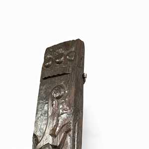 Panneau mural en bois sculpté à la main, style tribal Naga indien, décoration architecturale antique rustique pour hôtel, assortiment varié, 1 conteneur - Product Image 3