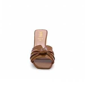 FR8235 Brown Formal Sports <b>Slipper</b> - Product Image 1