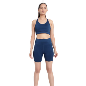 Ensemble soutien-gorge de sport et leggings de yoga personnalisés en Spandex/Nylon pour femmes, respirants, à maintien élevé, avec logo frontal, vente en gros OEM à prix abordable - Product Image 1