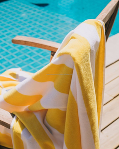 Toallas de Rayas Cabana OEM de 600 GSM, Suaves y sin Arena, para Playa, Resort y Piscina en Canadá - Product Image 5