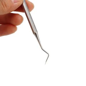 Séparateur gingival dentaire double extrémité en acier inoxydable, outil chirurgical d'isolation pour cordons de rétraction et détartreur dentaire - Product Image 2