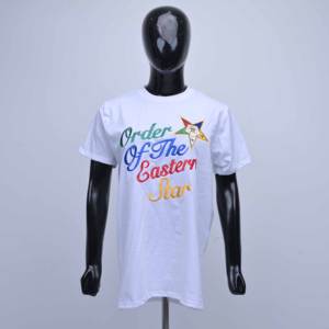 High Quality Custom Logo Wholesale Manufacturers Embroidered Cotton <b>White</b> Round Neck <b>Short</b> <b>Sleeve</b> Casual T-<b>Shirt</b> <b>for</b> <b>Women</b> - Product Image 1