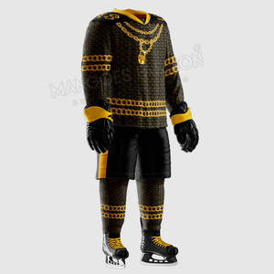 Meilleures ventes : Ensembles d'uniformes de hockey sur glace pour hommes adultes, respirants, durables, avec logo personnalisé, service OEM, tenue d'équipe - Product Image 2