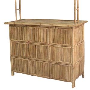 Comptoir de bar extérieur en bambou naturel fabriqué au Vietnam pour la décoration d'hôtels, de centres de villégiature et de plages - Product Image 3