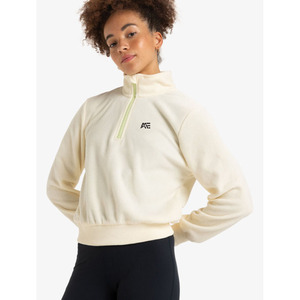Custom <b>Women's</b> Polar Fleece <b>Quarter</b> <b>Zip</b> <b>Sweatshirt</b> Cropped Relaxed Fit Athleisure Pullover <b>Women's</b> Hoodies <b>Sweatshirt</b> - Product Image 1