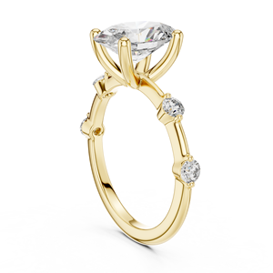 Wholesale Custom 925 Sterling Silver Moissanite <b>Diamond</b> <b>Ring</b> Fine Wedding Jewelry Manufacturer Export Supplier - Product Image 3