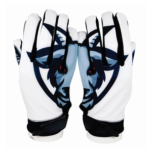 Guantes de Bateo de Cuero Blanco con Diseño de Dragón, Acolchados, Cierre de Hebilla Ambidiestro, Unisex, para Adultos, Entrenamiento - Product Image 1