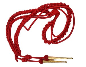 Cordon d'épaule torsadé en fil d'or, prix de gros, accessoires d'uniforme tactique, aiguillette - Product Image 3
