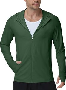 Sudadera con Capucha Gris para Hombre, Último Modelo, Corte Regular, Algodón French Terry, Color Sólido Informal, con Bolsillo, Cierre de Cremallera, Bordada, para Invierno - Product Image 5