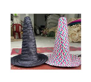 Chapeau de paille tissé à la main feuille de palmier élégant Durable léger mode extérieur été chapeaux fabriqué au Vietnam - Product Image 6