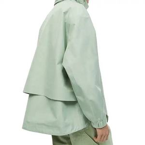 Chaqueta Cortavientos Impermeable Personalizada para Hombre, Ligera, con Capucha, Media Cremallera, Anorak, Ropa Deportiva para Exteriores, Chaqueta Cortavientos - Product Image 4