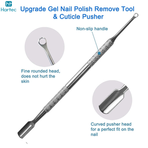 Customized Packaging Precision Stainless Steel Loop Cuticle Pusher Professional Salon Nail <b>Tool</b> Professional Supplier - Product Image 3