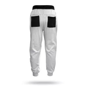 Pantalon de jogging fuselé en coton pour homme, taille mi-haute, avec logo personnalisé, idéal pour la gym et les loisirs, grandes tailles - Product Image 1