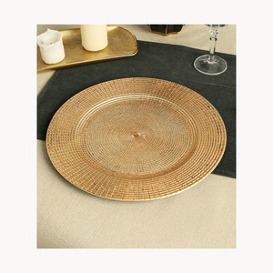 Assiette de Présentation Métallique Moderne, Design Personnalisé et Élégant, Nouvelle Collection, Décoration de Table pour Réception de Mariage - Product Image 6