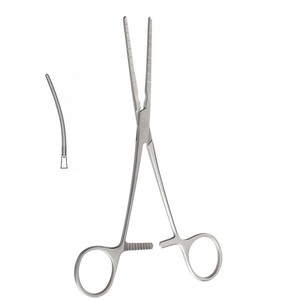 Pince à conduit COOLEY brevetée, tiges droites et angulaires, 1-1/4 po (3,2 cm) de diamètre, 6-1/4 po (15,9 cm) de longueur totale, cardiothoracique ZETOMEDPRO - Product Image 5