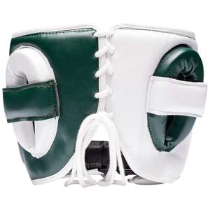 อุปกรณ์ป้องกันศีรษะสำหรับฝึกซ้อมมวยอาชีพ  โลโก้สั่งทำได้ ป้องกันใบหน้าเต็มรูปแบบ สำหรับมวยฟลาย มวย MMA และการฝึกซ้อมมวย - Product Image 4