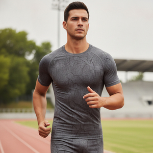 Conjunto de Ropa Deportiva de Compresión con Logotipo Personalizado, Uniforme de Gimnasio, Ropa Deportiva Ajustada de Alta Elasticidad, Fabricante de Ropa Interior para Correr - Product Image 5