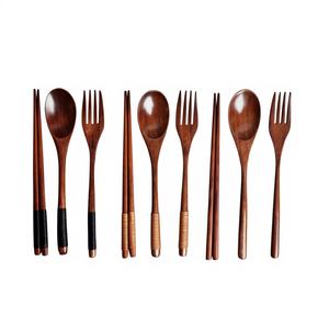 Utensilios de Madera Naturales y Sostenibles, Vajilla Segura para Alimentos, Producción Vietnamita, Venta al Por Mayor - Product Image 1