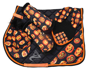 Juego de regalo ecuestre para Halloween: Set de almohadillas para silla de montar con relleno de espuma, cómodas, fáciles de usar, a bajo precio. - Product Image 1