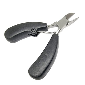 Professional High Quality Source of Surgical Stainless Steel Nail Cutter Sharp Blade Tip <b>Plastic</b> Handle Grip for Finger Toe Use - Product Image 1