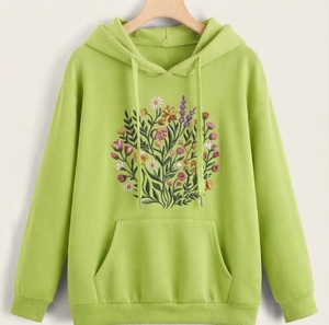 Nueva llegada, sudaderas con capucha de manga larga para mujer, estilo casual, transpirables, ligeras, tejido de punto. - Product Image 3