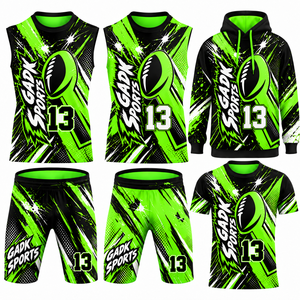 Maillots de football 7 contre 7 personnalisés de haute qualité, uniformes de compression sublimés - Product Image 3