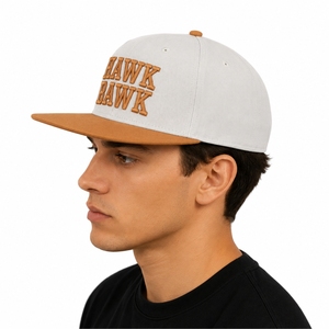 Gorra Snapback Personalizada con Panel Frontal Bordado, Unisex, Visera Plana, Estilo Urbano, Ajustable, Fabricación Directa de Fábrica - Product Image 3