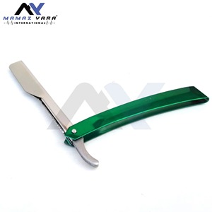 Professional Handle <b>Straight</b> Razor Replaceable Blade Stainless Steel Holder Classic Wet Shaving Shavette Barber Tool for Men - Product Image 3