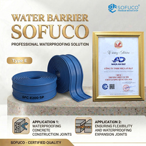 Resina de PVC 100% Virgen Modelo E, Impermeabilizante PVC EO250 - ST 250mm Sofuco Azul para Juntas Externas de Concreto a Alta Presión de Agua - Product Image 1