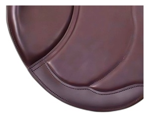 อานม้าหนังสีน้ำตาลสำหรับขี่ม้าแบบอังกฤษ สะดวกสบายสำหรับการฝึกกระโดด - Product Image 5