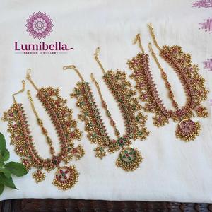 Fashion Women's Body Jewelry Maang Tikka with Crystal & Rhinestone Casual Gold Plated - Product Image 1