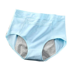 Ropa Interior Protectora de Alta Calidad al por Mayor para Niñas, Bragas Menstruales Fisiológicas para Mujeres, a Prueba de Fugas, 100% Algodón - Product Image 5