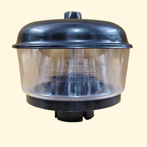 Pre-filtro de aire de 2.5 pulgadas (63.5 mm) con entrada de 180 mm y depósito de 7 pulgadas, compatible con motores Massey Ferguson y Leyland. - Product Image 1