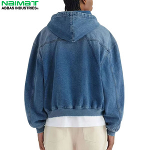 Chaqueta con Capucha de Forro Polar, Estilo Moderno y Minimalista, para Hombre, Cierre Frontal Completo, Bolsillos Profundos, Color Sólido, Ropa Deportiva Abrigada - Product Image 2