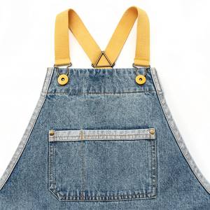 Tablier de barbier en toile haut de gamme avec logo personnalisé, gilet de barman de luxe avec poches à outils, tabliers de travail durables unisexes pour serveurs - Product Image 3