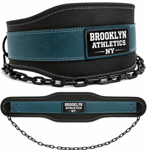 Custom Logo Genuine Leather Dip <b>Belt</b> with Metal <b>Chain</b> Adjustable Gym <b>Belt</b> for Strength Training Bodybuilding Powerlifting - Product Image 4
