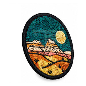 2026 New Design Professional Machine Embroidery Patches <b>Canvas</b> Iron-On Customized Designs Wholesale Low Prices - Product Image 6