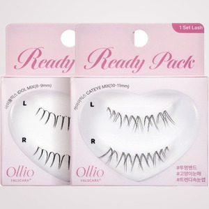 ชุดต่อขนตาแบบกลุ่มสำหรับมือใหม่ Ollio Pearl Scara Eyelashes 21 แบบ พร้อมแหนบ แพ็คพร้อมใช้ Idol Mix Refill - Product Image 1