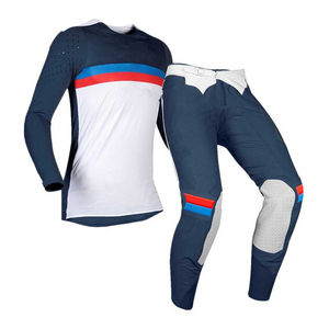 Combinaison de motocross en gros, impression de logo personnalisée OEM, ensemble d'équipement de moto tout-terrain MX respirant, grande taille, nouveau maillot de course - Product Image 4