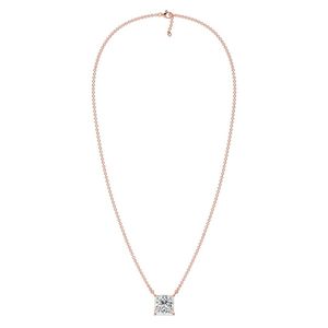 สร้อยคอจี้เพชรทรงเจ้าหญิง - Product Image 6