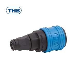 Acopladores Neumáticos de Plástico de Alta Presión THB, Autoblocantes, de Liberación Rápida, para Compresor de Aire, de un Toque, SM SH SP SF - Product Image 2