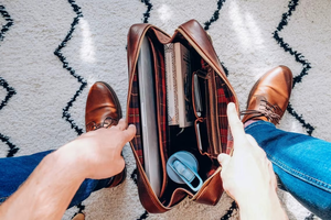 Wholesale High Quality <b>Leather</b> Designer <b>Briefcase</b> Laptop <b>Briefcase</b> Business Office Bag for Men Laptop Handbag Portable LaptopBag - Product Image 3