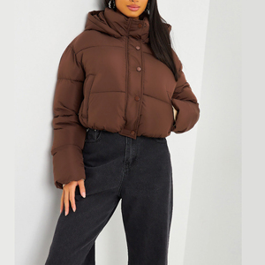 Adjustable New Arrival <b>Cropped</b> <b>Puffer</b> <b>Jacket</b> For Women Comfortable New Fashion <b>Jackets</b> Heavy Duty Best Quality <b>Jackets</b> Women - Product Image 5