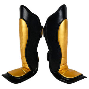 Espinilleras de Piel Sintética PU de Primera Calidad para MMA |   Protectores de Piernas para Entrenamiento de Artes Marciales, Protección Deportiva |   Proveedor Mayorista OEM ODM - Product Image 6