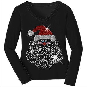Unisex Merry <b>Christmas</b> Raglan Sleeve Long Sleeve Color Block Front Logo Eco-Friendly Breathable <b>T</b>-<b>Shirt</b> - Product Image 5
