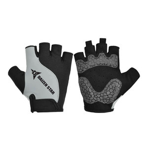 Gants tactiques Daizen Star à demi-doigts, vert et noir, longueur poignet, durables, écologiques, multifonctionnels, en PU, pour le sport et les loisirs - Product Image 6