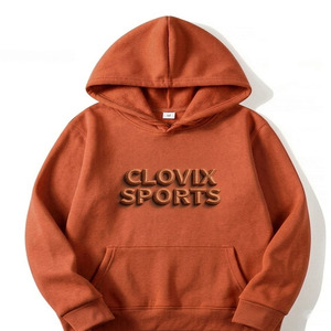 Sudadera con Capucha para Hombre al por Mayor, de Alta Calidad, con Logotipo Bordado en 3D, Informal, para Otoño e Invierno, de Poliéster, Tejido de Punto, Holgada - Product Image 1