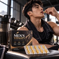 Capsules de vitalité pour hommes, emballage en blister, complément alimentaire à base de plantes, fabrication OEM, ODM, marque privée, sur mesure